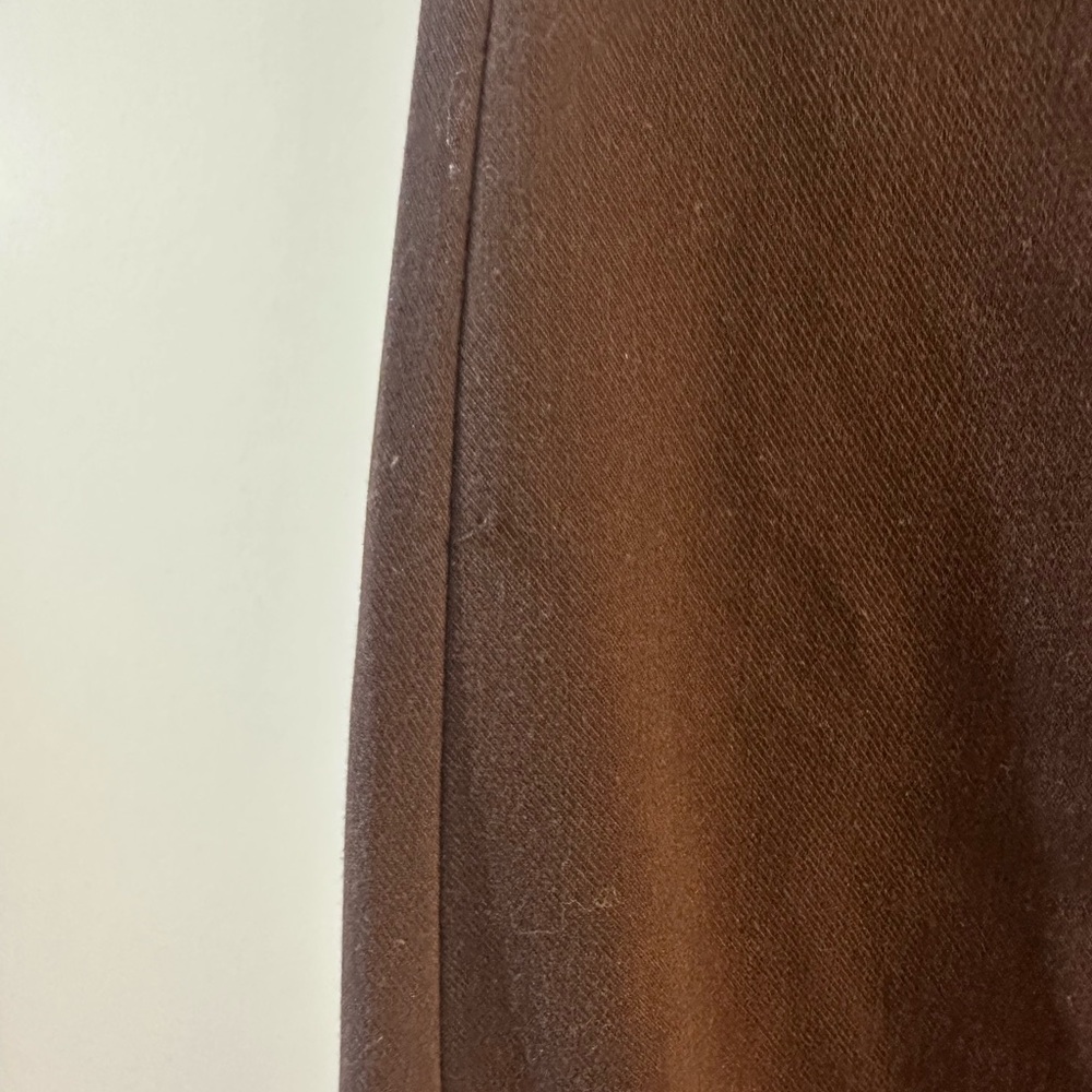 Abercrombie & Fitch Dark Brown Straight Leg Pant 27L - Picture 5 of 6